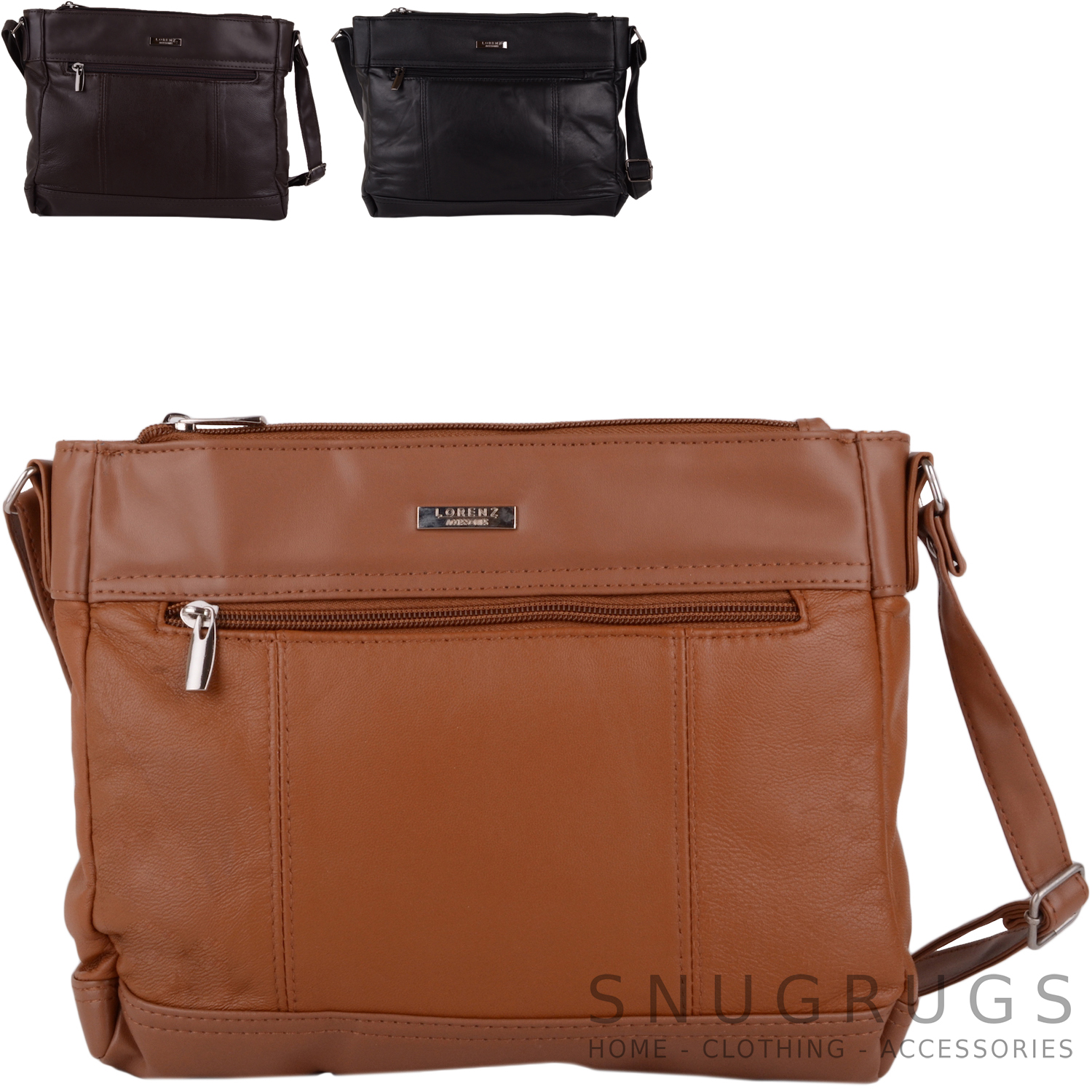 Ladies / Womens Soft Leather Handbag / Shoulder / Organiser / Cross Body Bag | eBay
