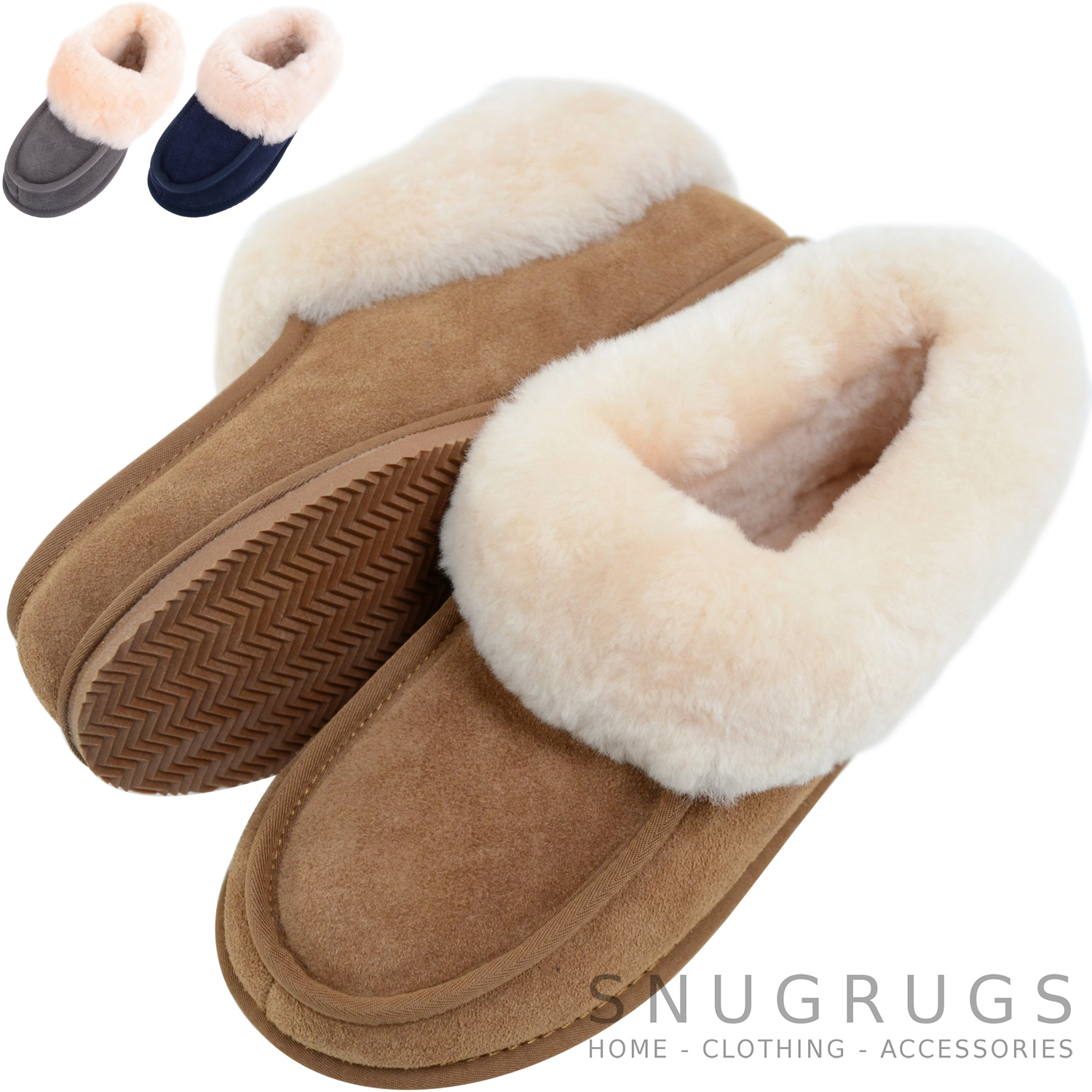 SNUGRUGS Ladies Womens Luxury Sheepskin 