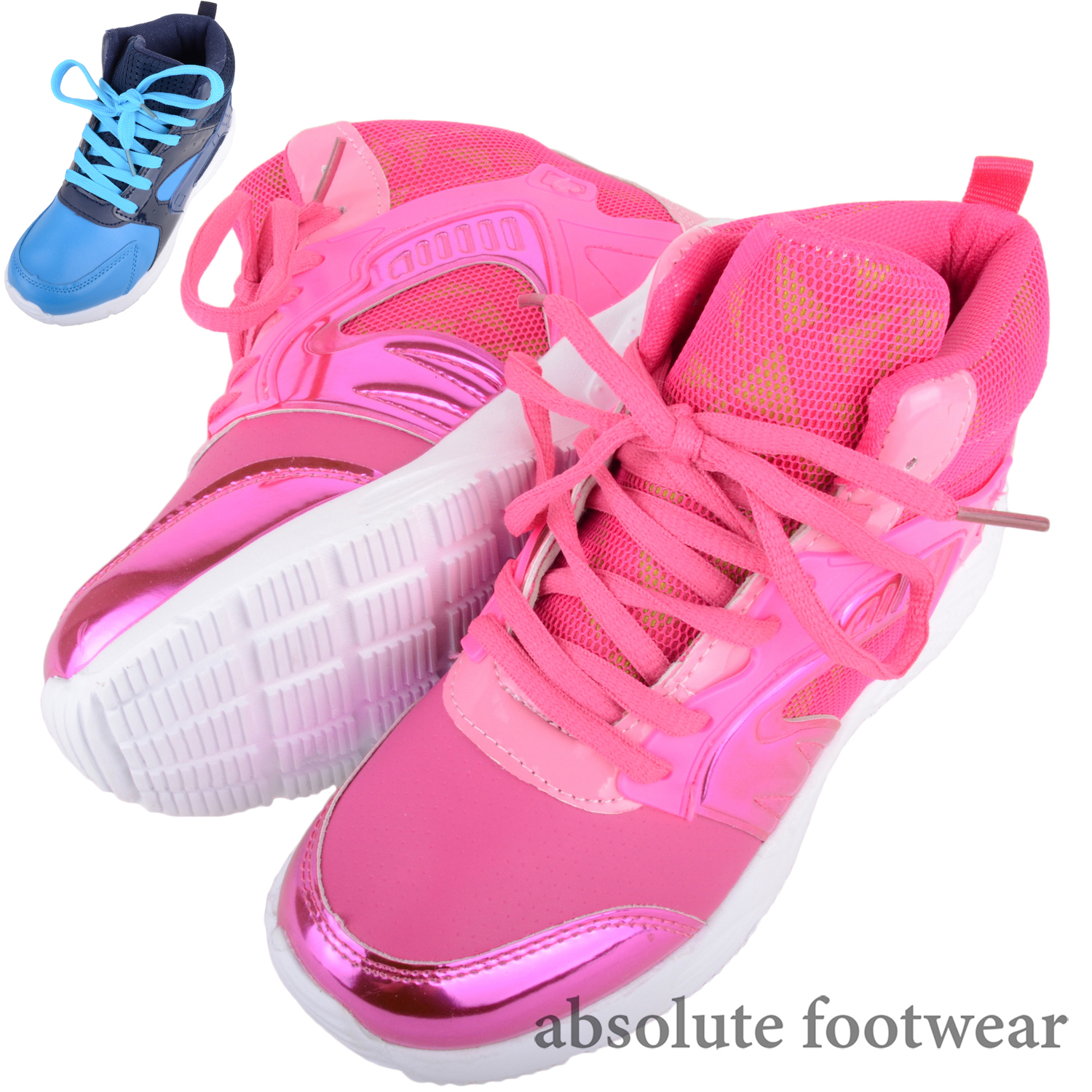 Kids Childrens Girls Boys Lace Up High Tops Trainers Shoes Pumps Ebay