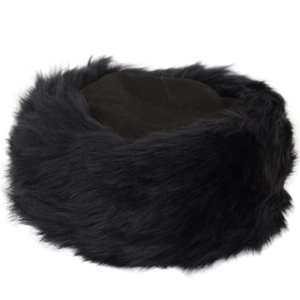 Brigit - Ladies Full Sheepskin Cossack Style Hat - Black SNUGRUGS