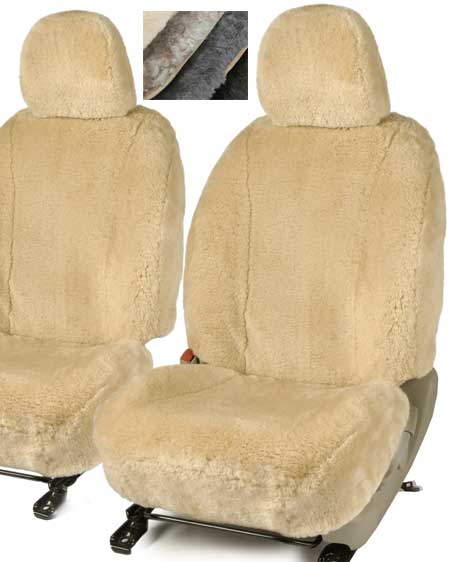 Sheepskin Car Seat Cover - Available in 4 Colours - SNUGRUGS