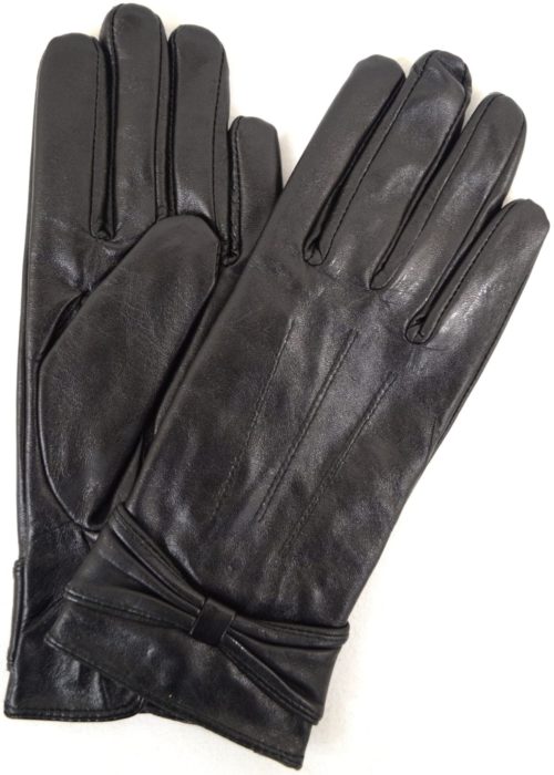 Ladies Leather Gloves - Fleece Lined - Premium Leather | Snugrugs UK