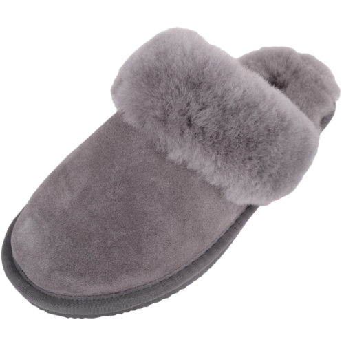 womens grey slippers
